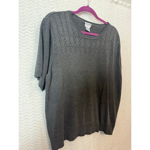 Bon Worth Light wight sweater knit top. Size XL - Picture 7 of 7